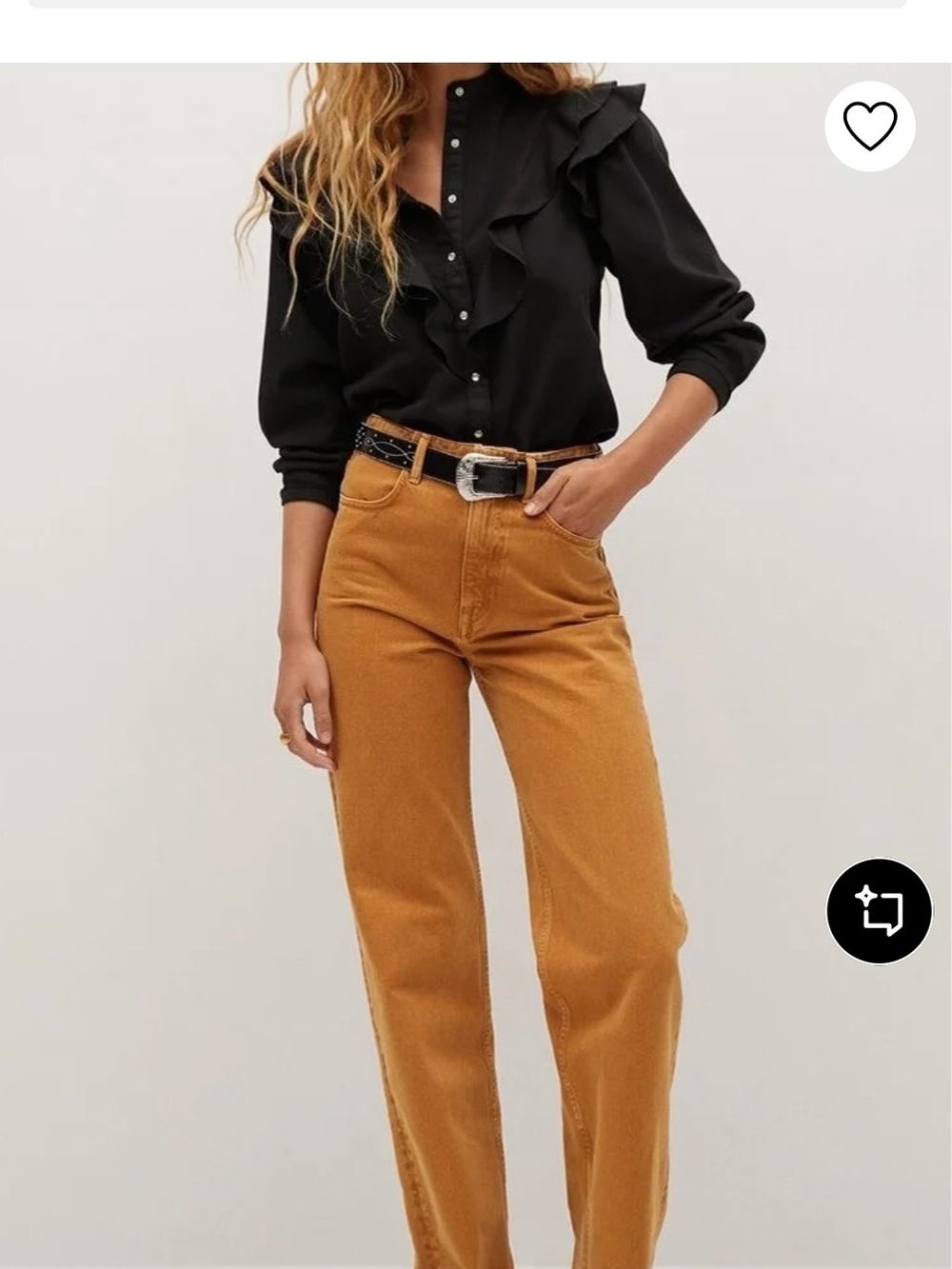 Mango Ruffle Blouse - Picture 2 of 4